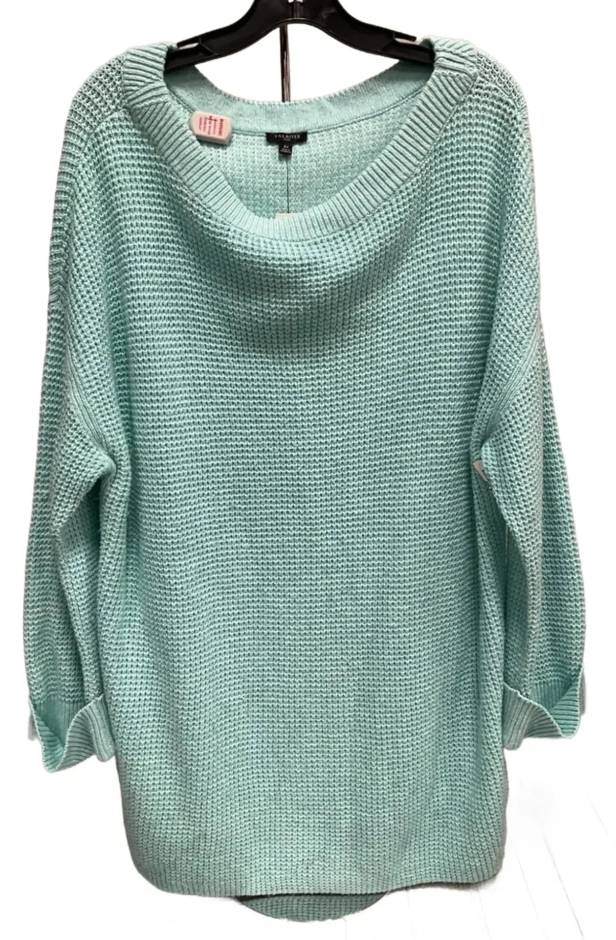 Sweater By Talbots In Teal, Size: 2x