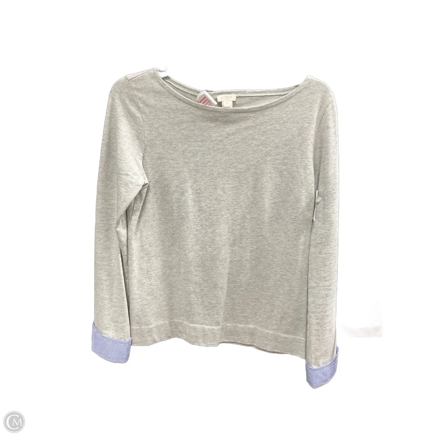 Top Long Sleeve Basic By J. Crew In Grey, Size: Xs