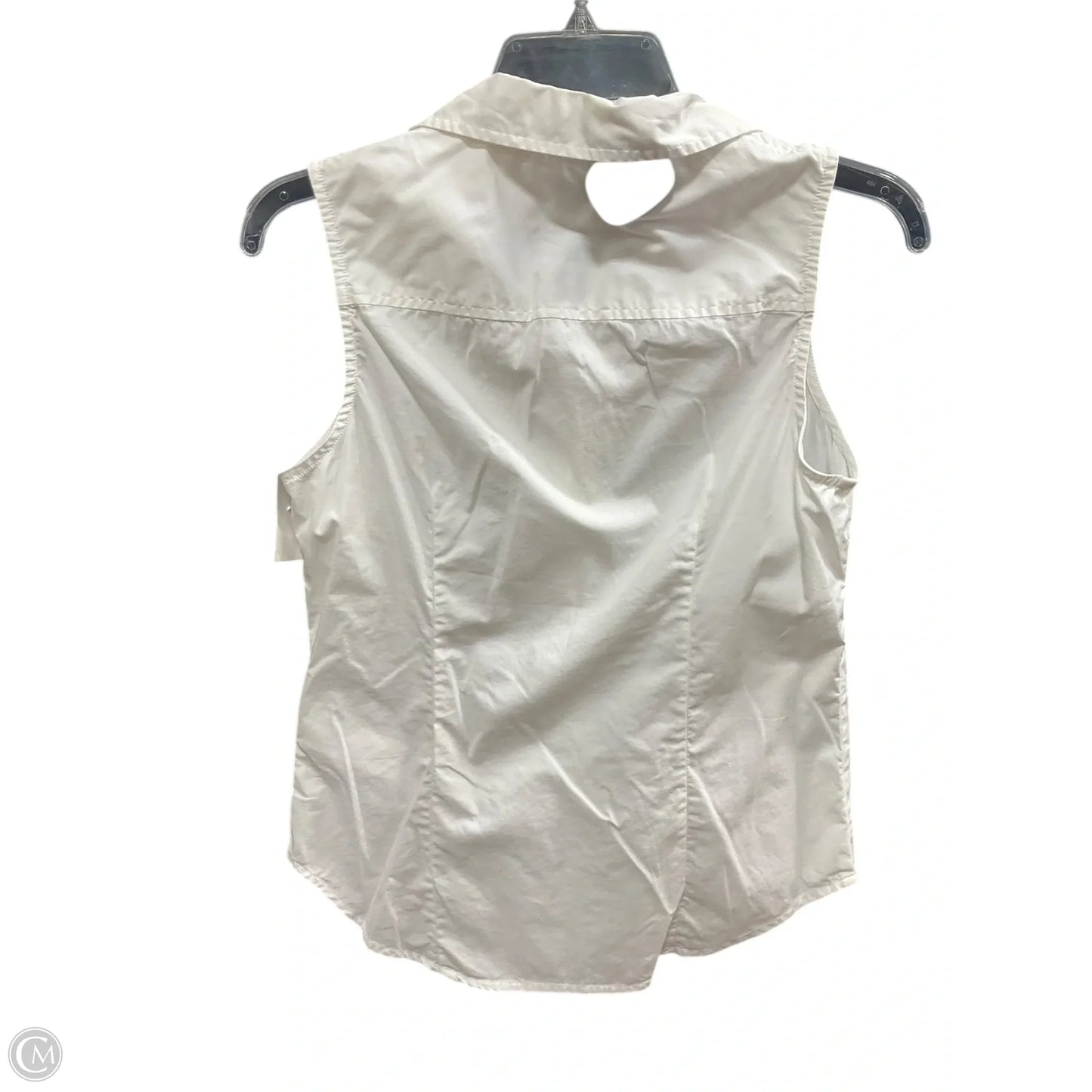 Top Sleeveless By J. Crew In White, Size: S