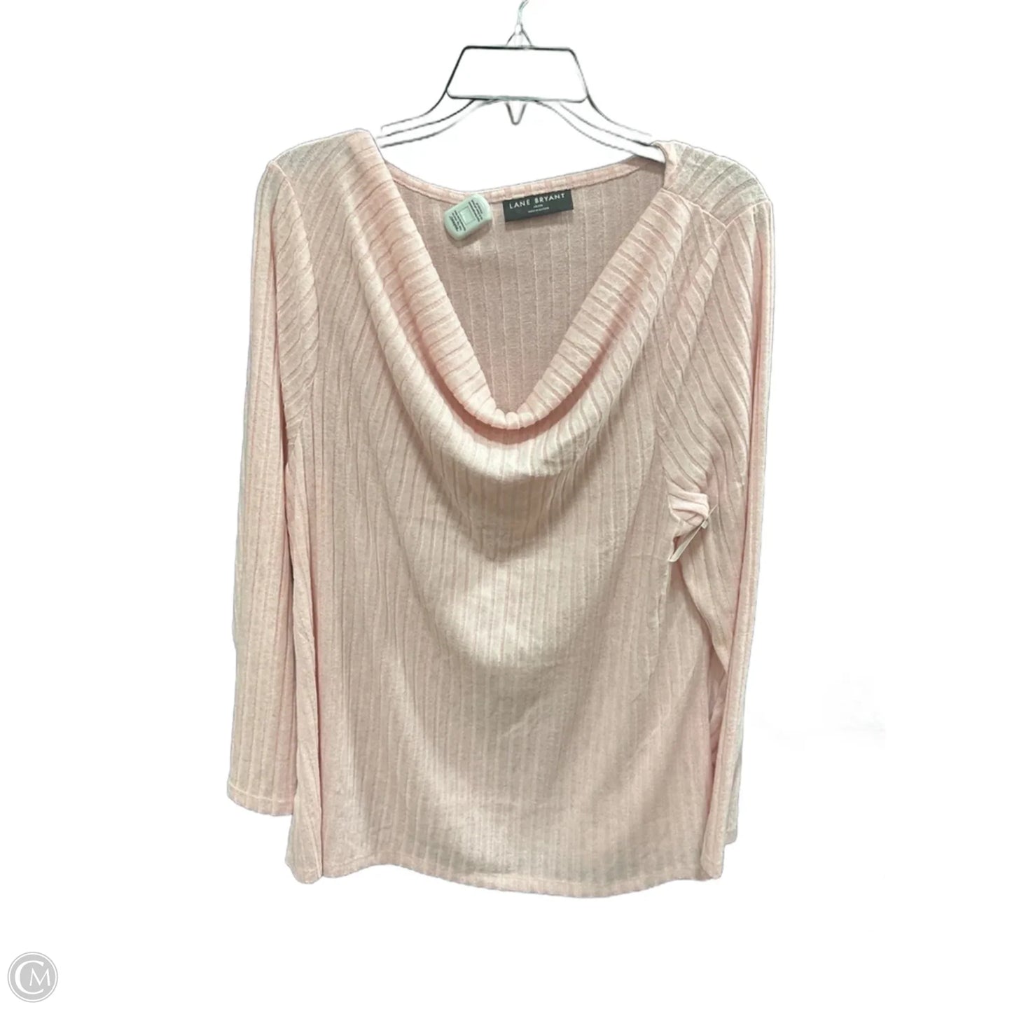 Top Long Sleeve By Lane Bryant In Pink, Size: Xl