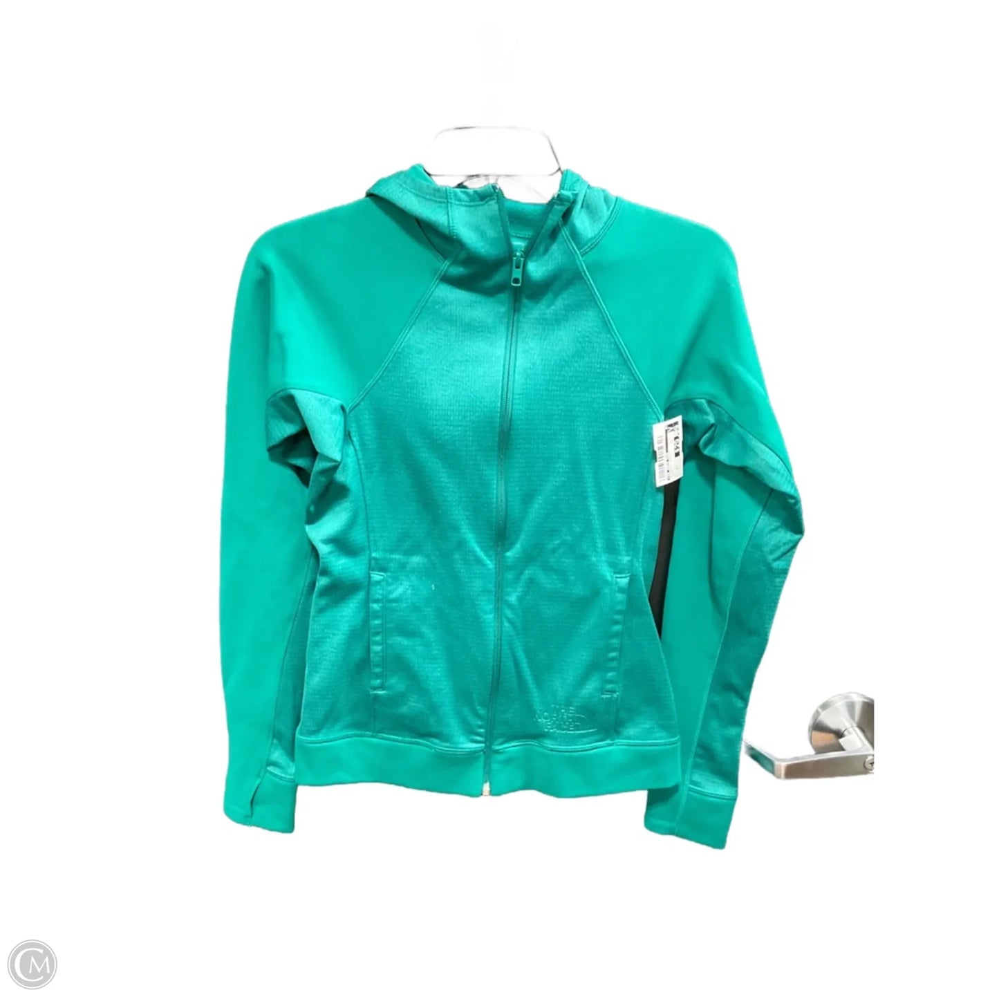 Athletic Jacket By The North Face In Green, Size: Xs