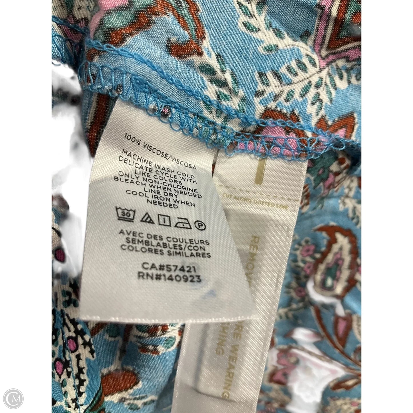 Dress Casual Midi By Loft In Floral Print, Size: M