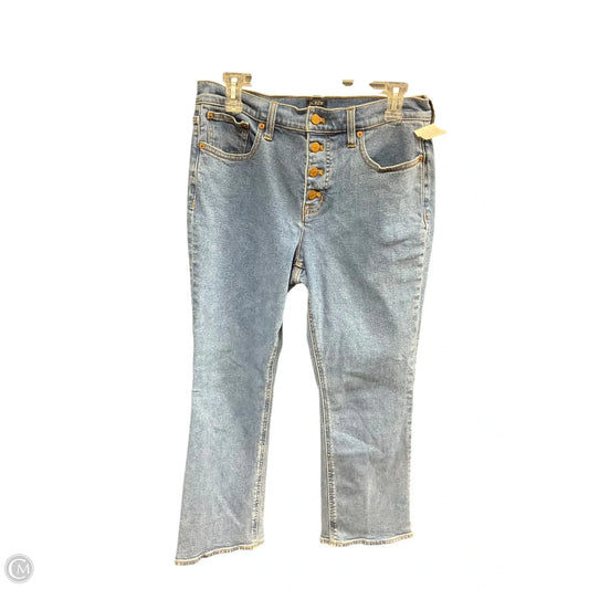 Jeans Straight By J. Crew In Blue Denim, Size: 6