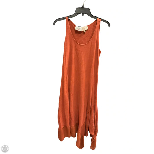 Dress Casual Midi By Philosophy In Orange, Size: M