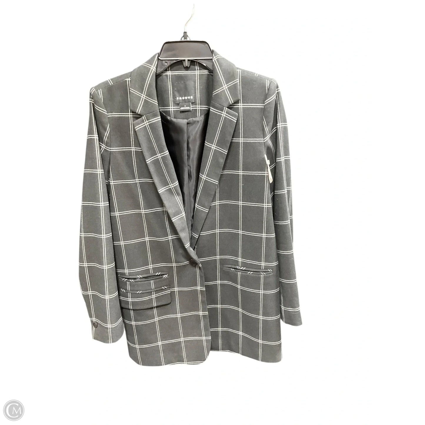Blazer By Trouve In Plaid Pattern, Size: S
