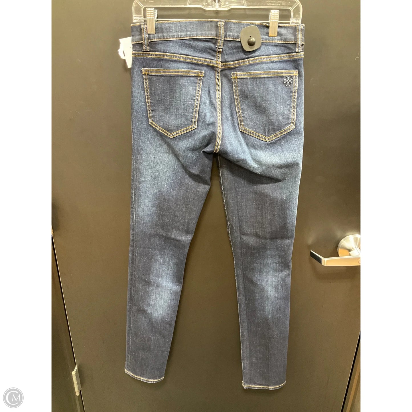 Jeans Designer By Tory Burch In Blue Denim, Size: 4