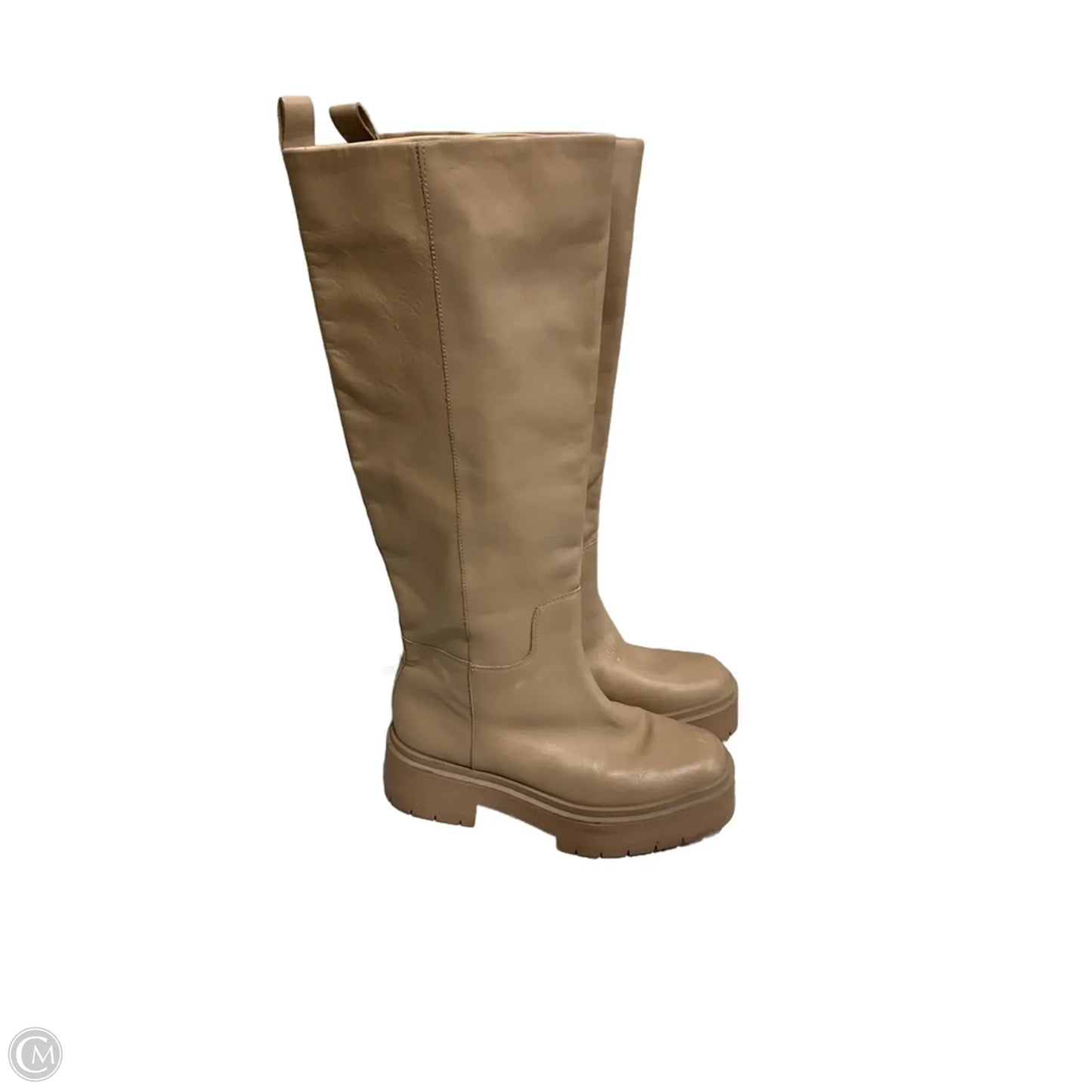 Boots Knee Heels By Sam Edelman In Tan, Size: 7