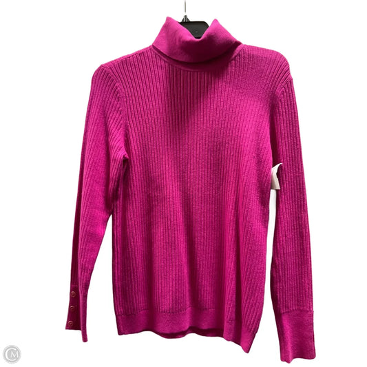 Top Long Sleeve By Talbots In Pink, Size: Mp