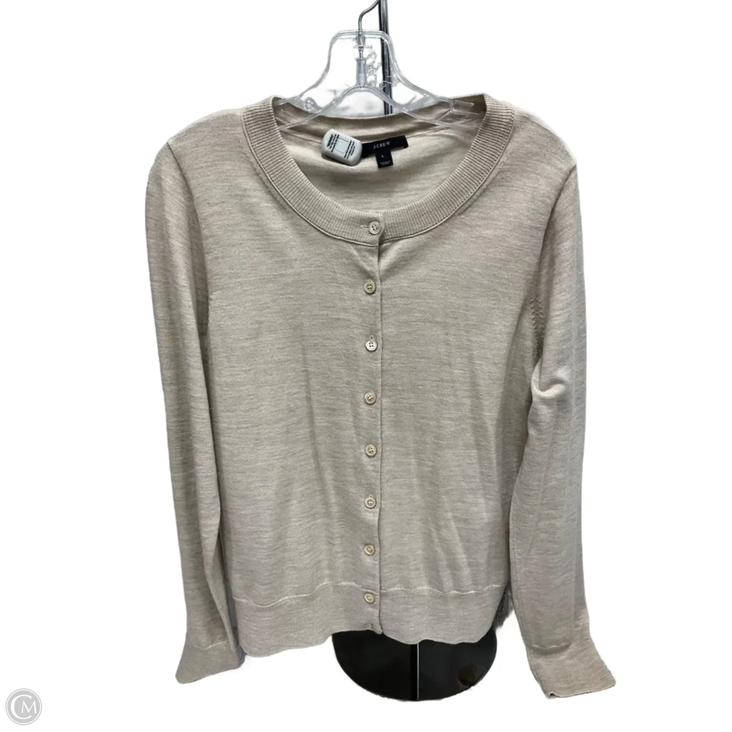 Cardigan By J. Crew In Tan, Size: L