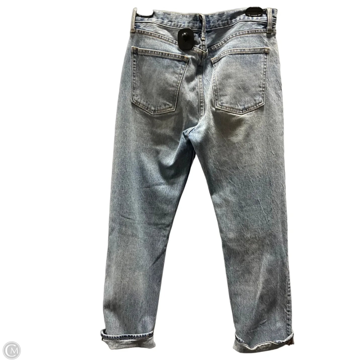Jeans Straight By Gap In Blue Denim, Size: 4