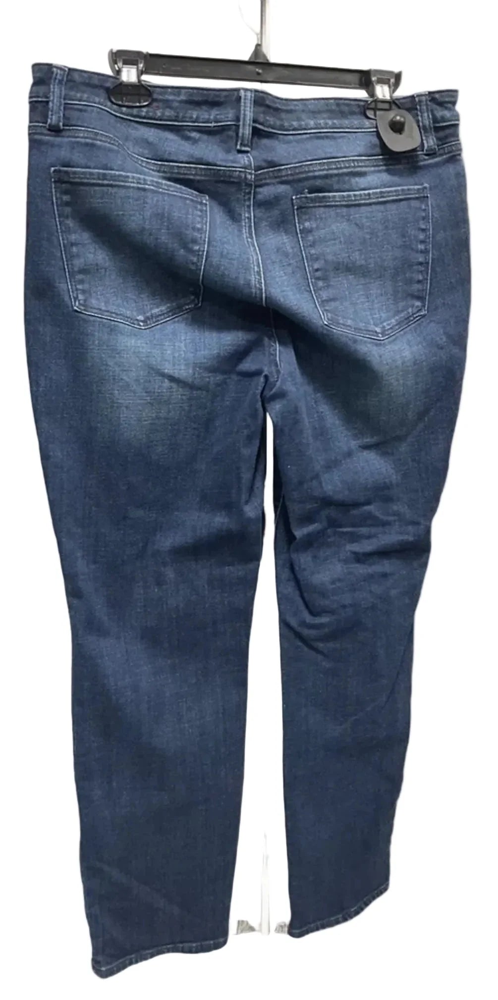 Jeans Skinny By Talbots In Blue Denim, Size: 12