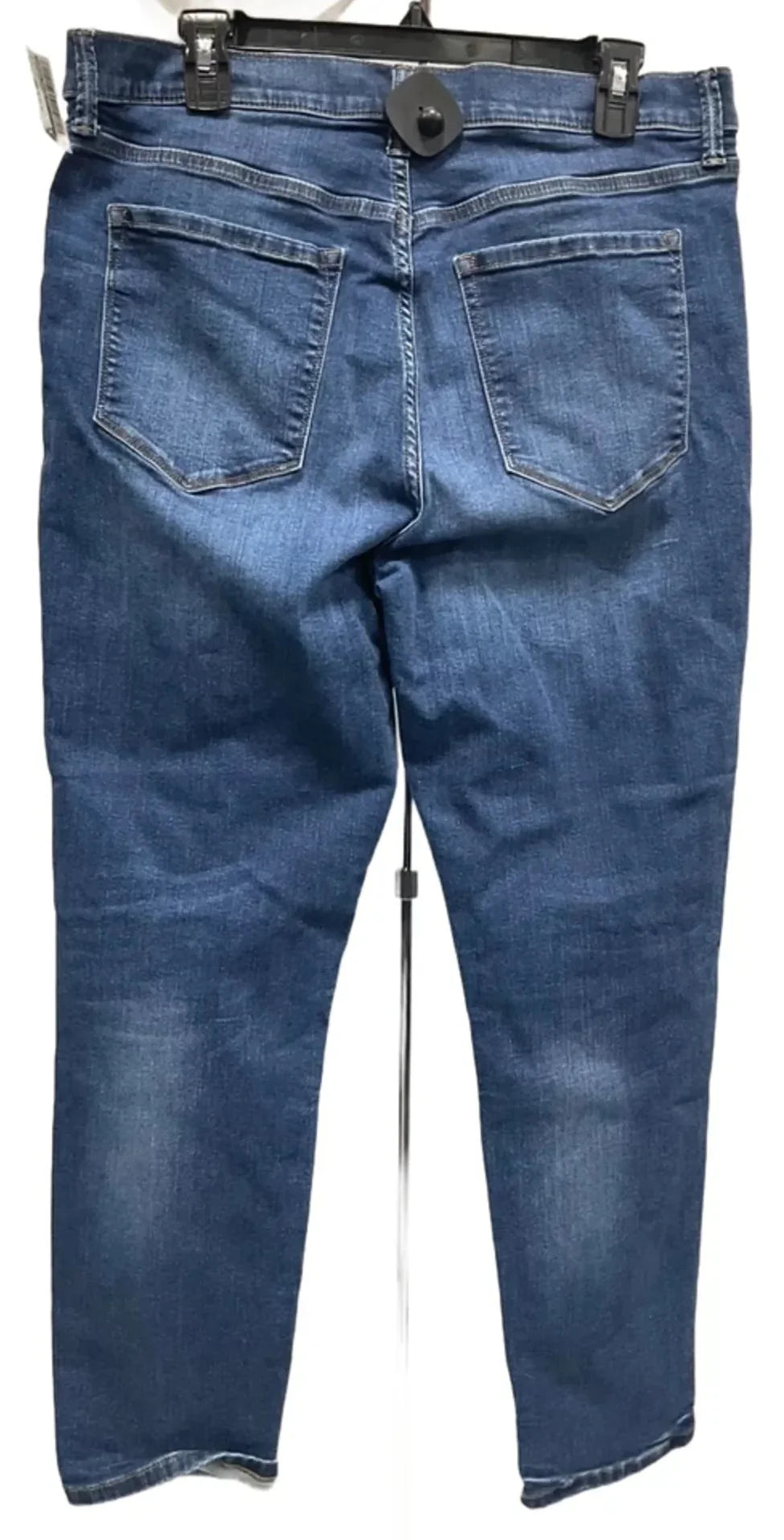 Jeans Skinny By Banana Republic In Blue Denim, Size: 10