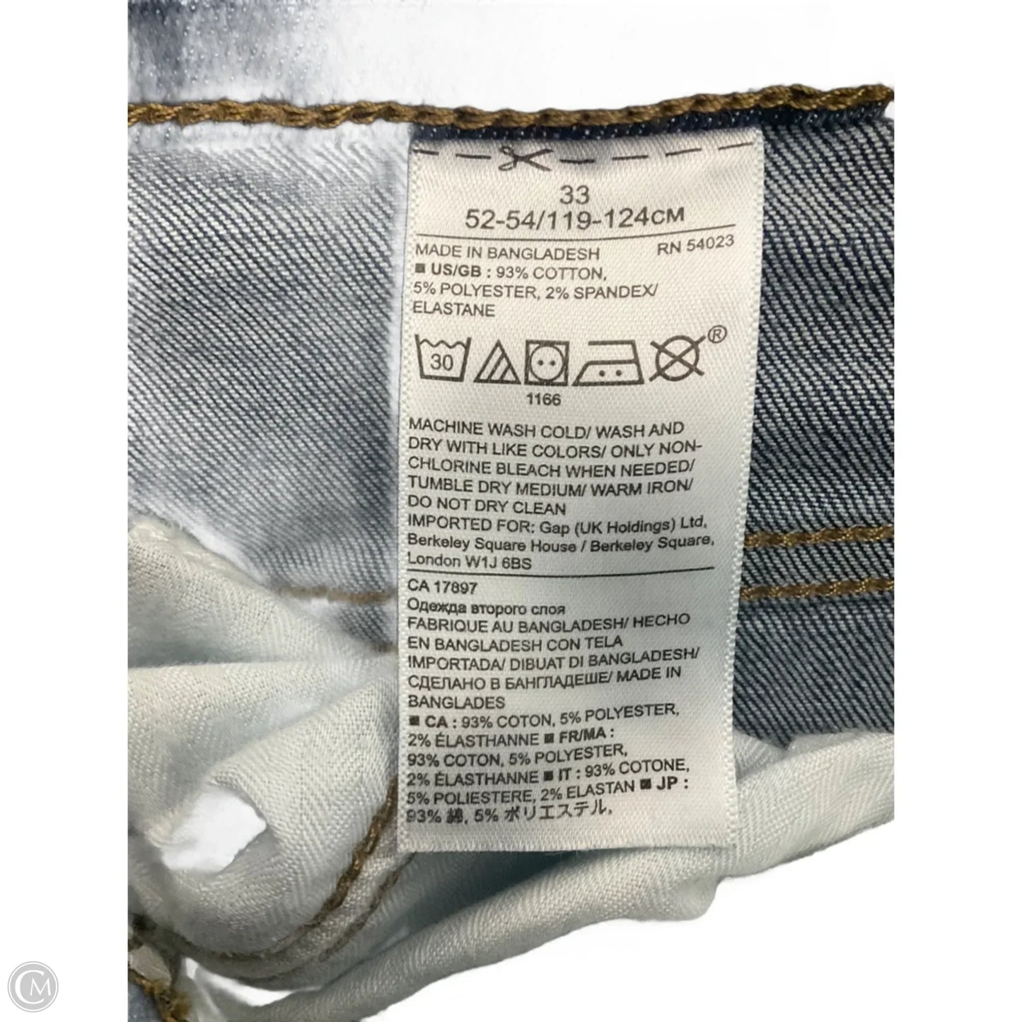 Jeans Skinny By Banana Republic In Blue Denim, Size: 10