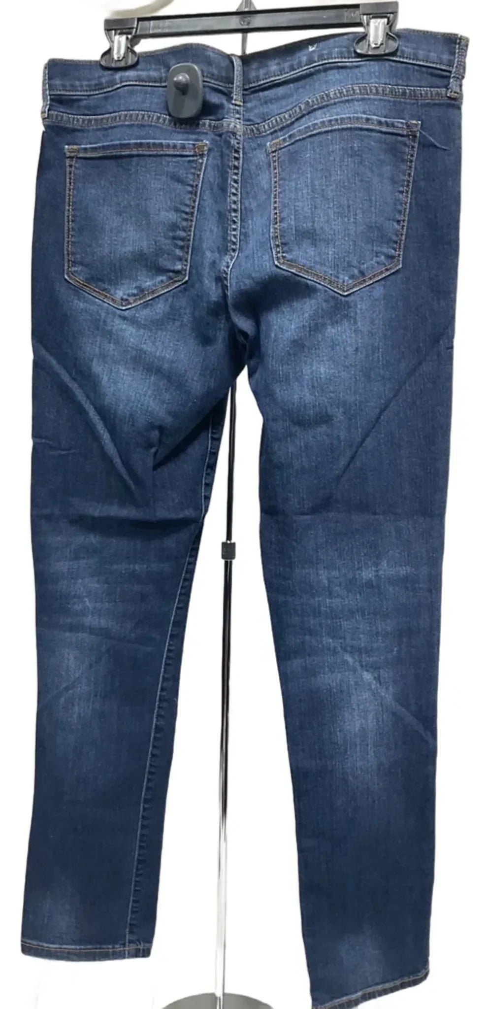 Jeans Skinny By Banana Republic In Blue Denim, Size: 10