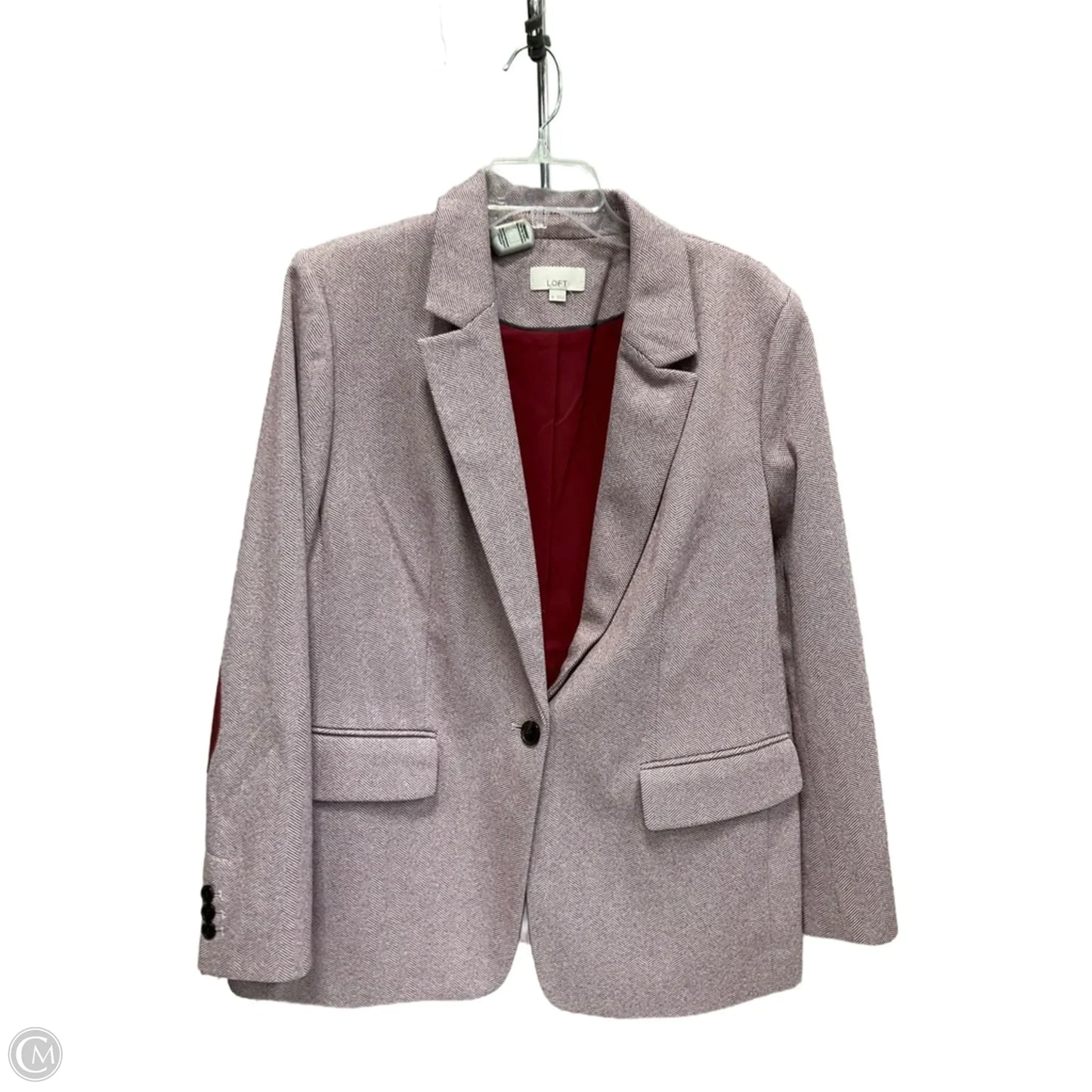 Blazer By Loft In Red, Size: Xl