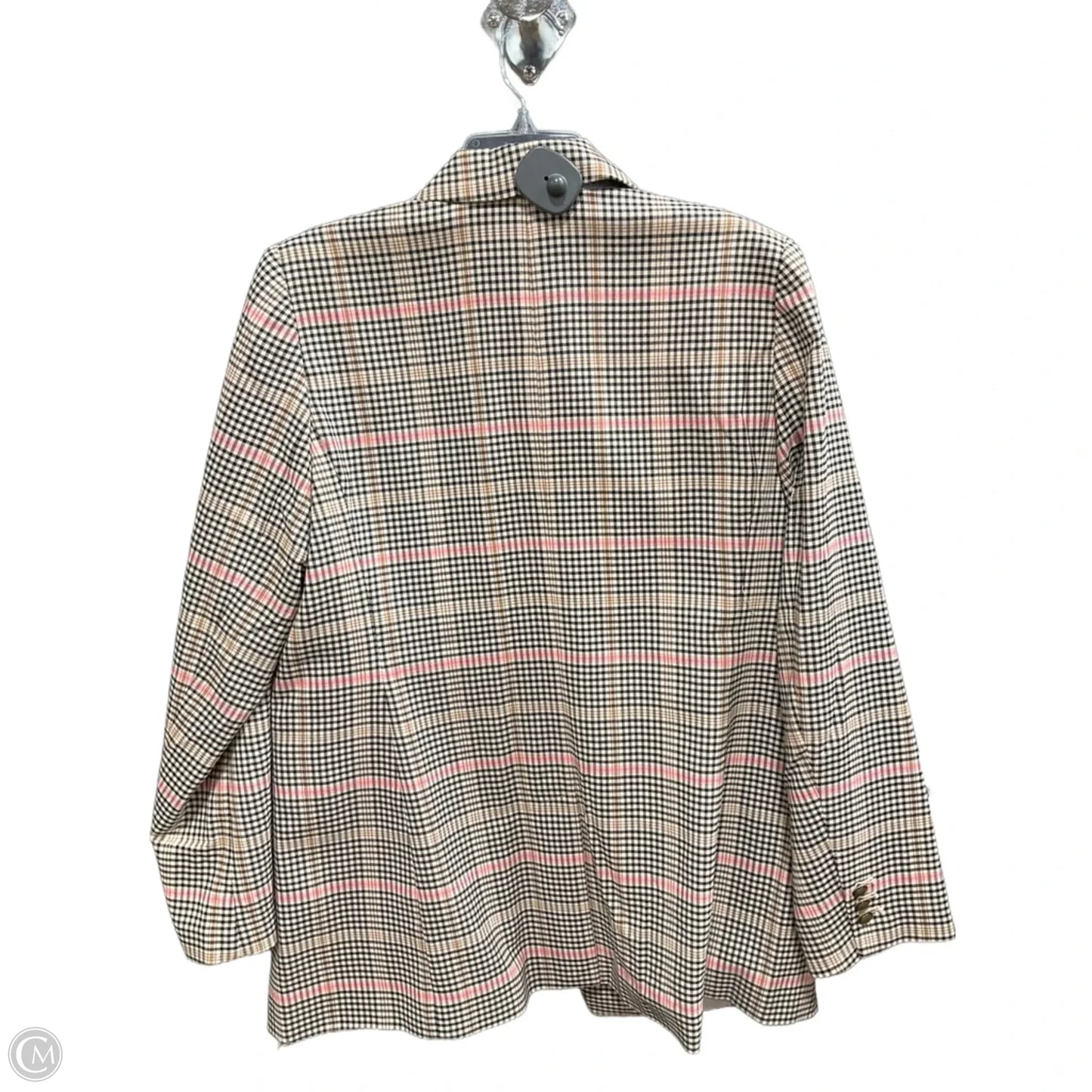 Blazer By Loft In Brown & Cream, Size: L