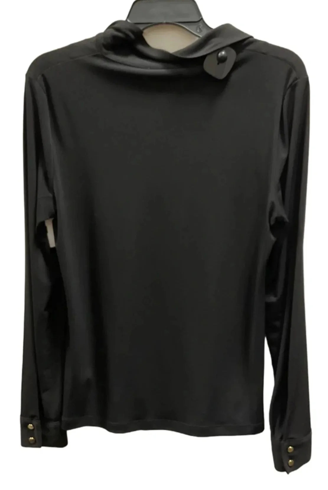 Top 3/4 Sleeve By Calvin Klein In Black, Size: S