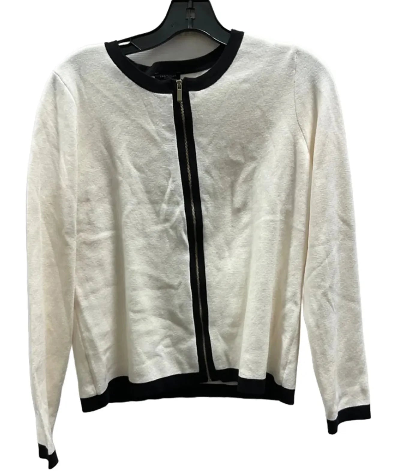 Cardigan By Ann Taylor In Cream, Size: L