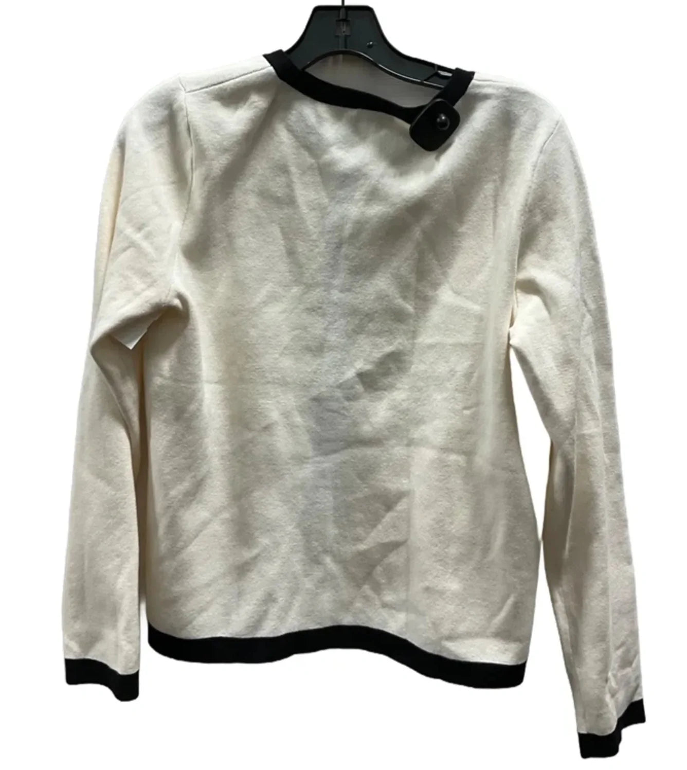 Cardigan By Ann Taylor In Cream, Size: L