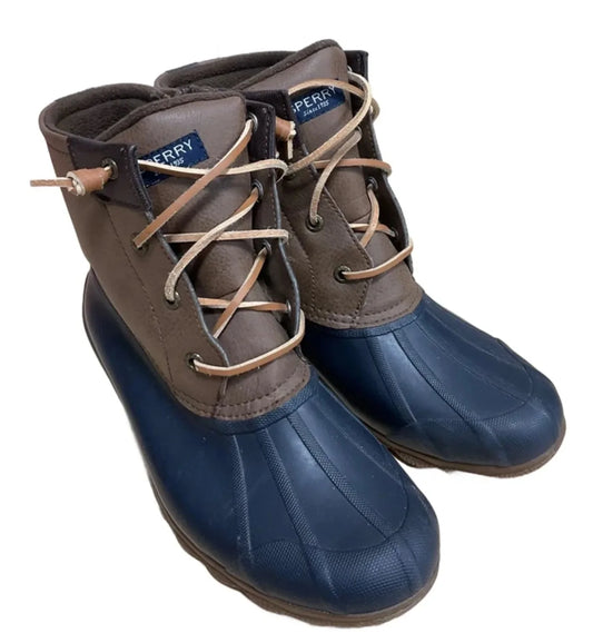 Boots Rain By Sperry In Navy, Size: 8.5