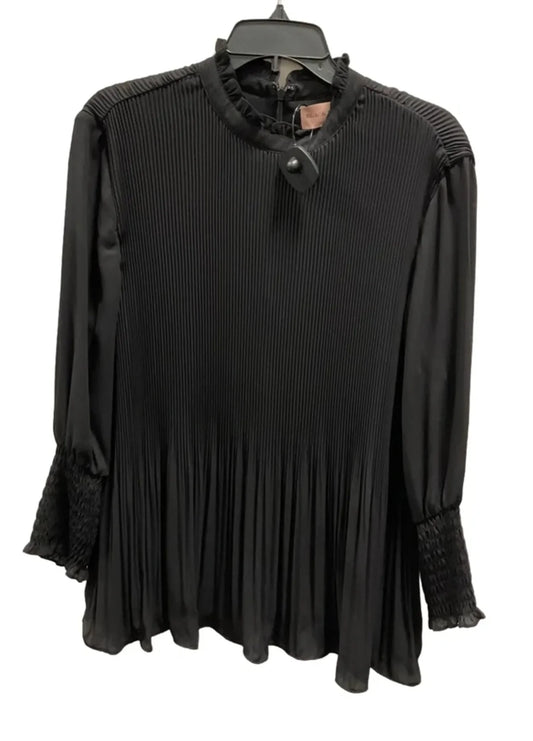 Top Long Sleeve By Black Label In Black, Size: Xl