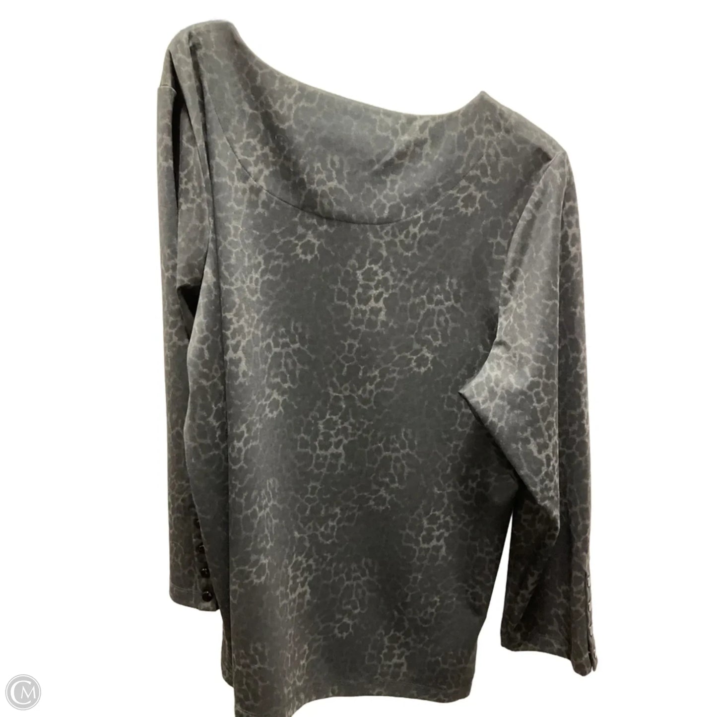 Top Long Sleeve By Chicos In Black, Size: Xxl