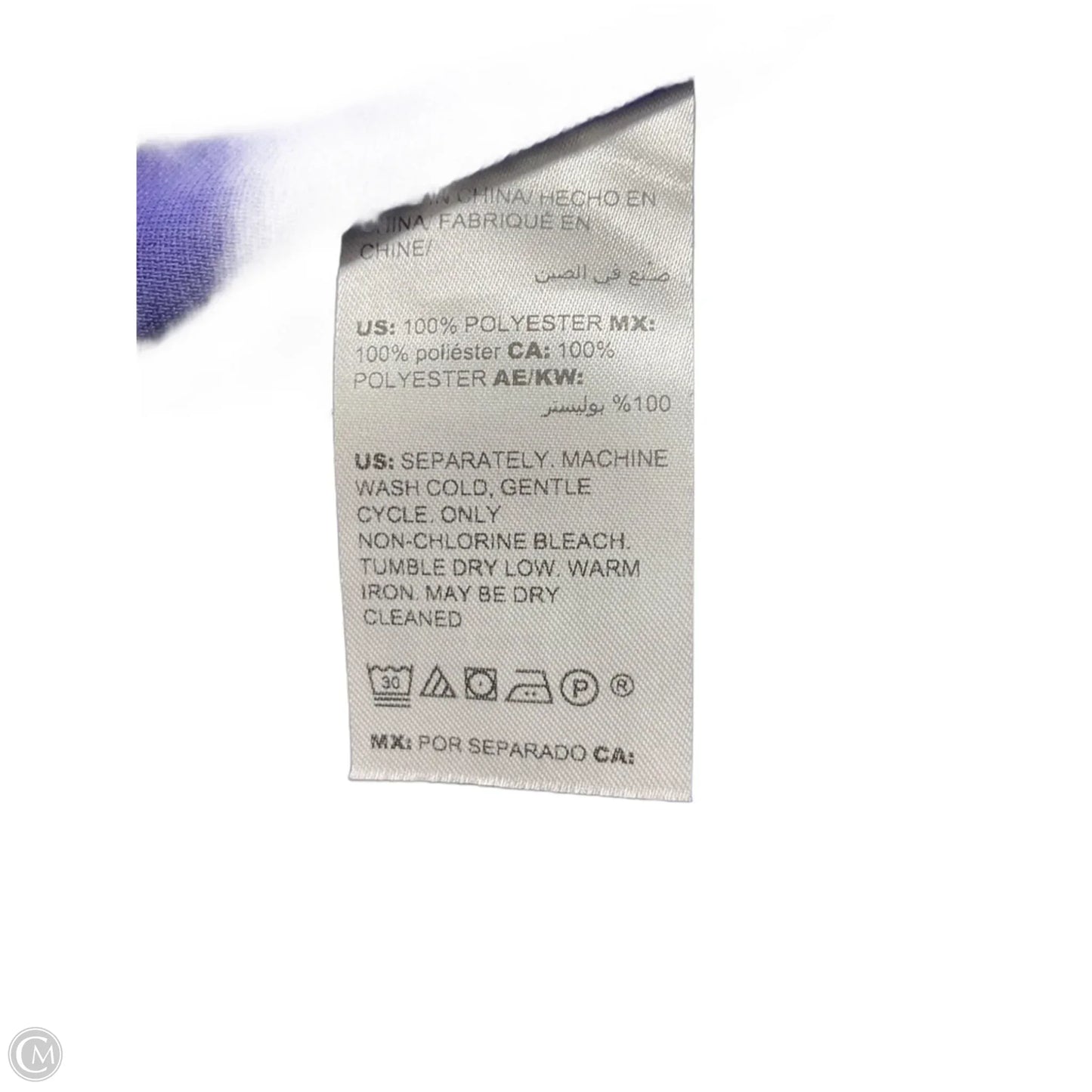 Top Long Sleeve By Chicos In Purple, Size: Xxl