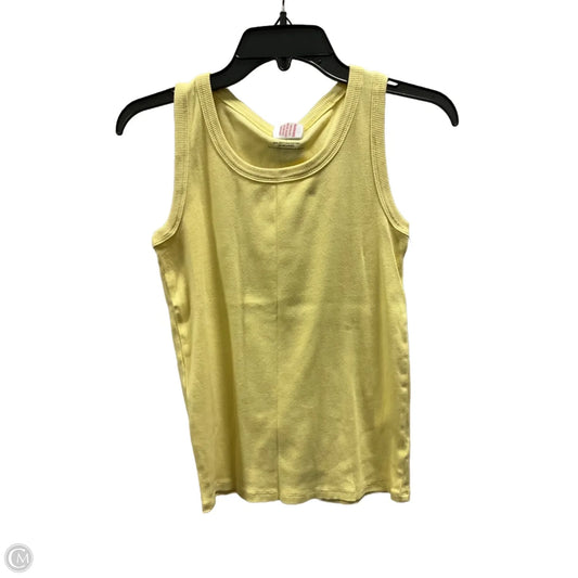 Top Sleeveless Basic By Talbots In Yellow, Size: S