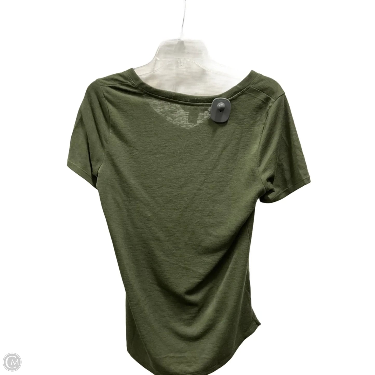 Athletic Top Short Sleeve By Athleta In Green, Size: S