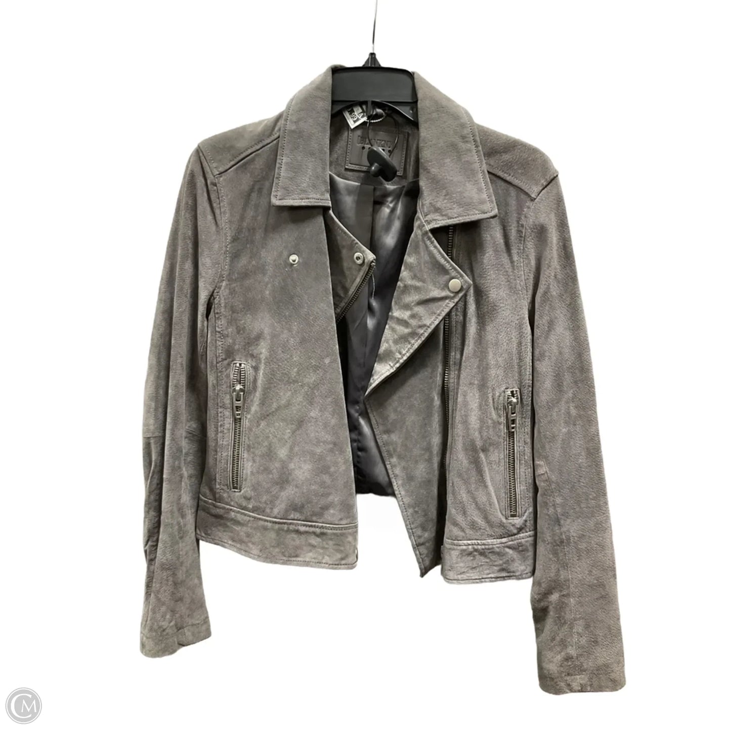 Jacket Moto Leather By Blanknyc In Grey, Size: M