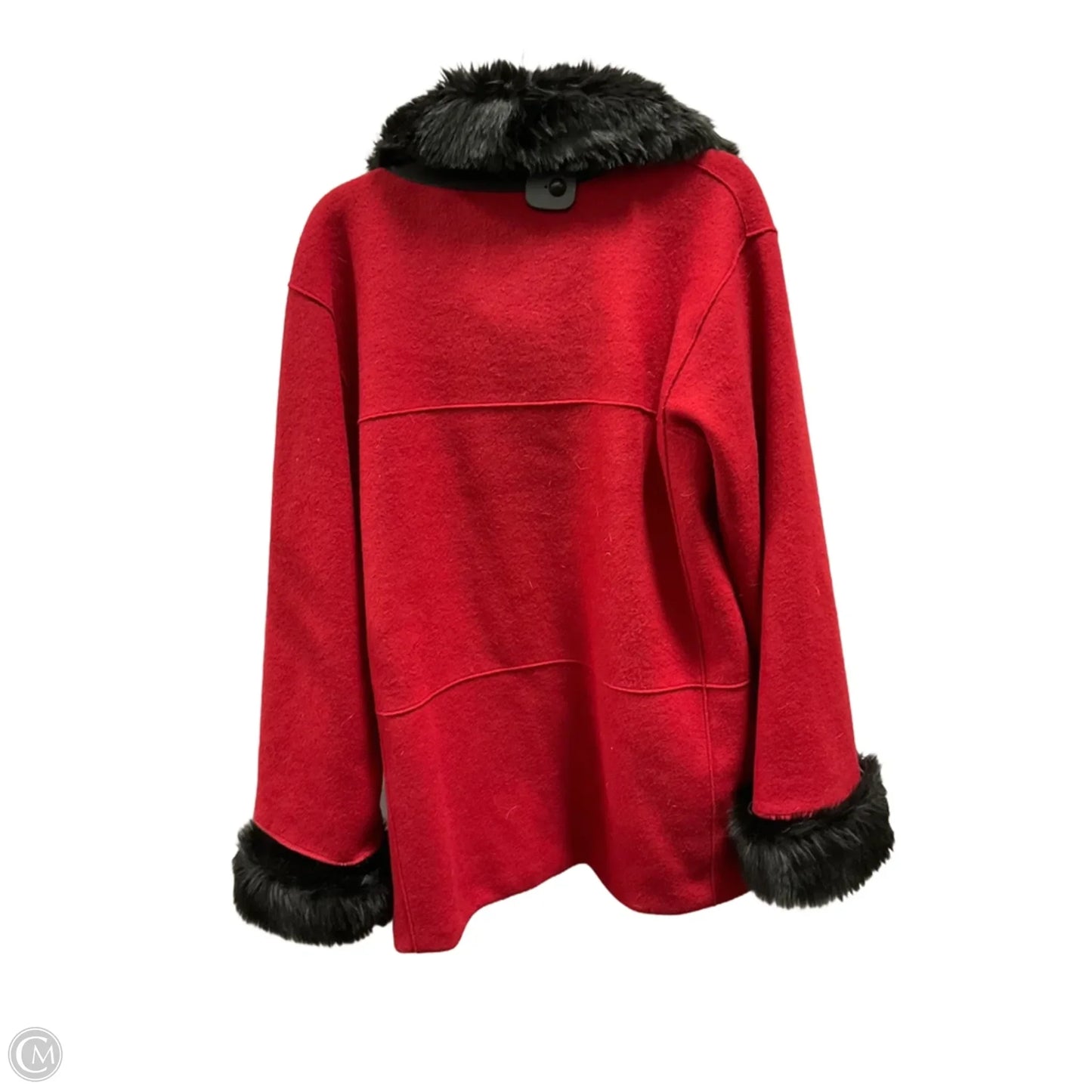 Coat Peacoat By Jones New York In Red, Size: Xl