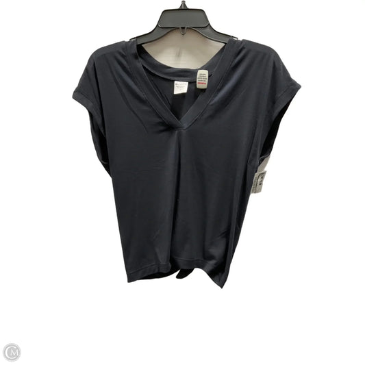 Athletic Top Short Sleeve By Athleta In Navy, Size: Xs