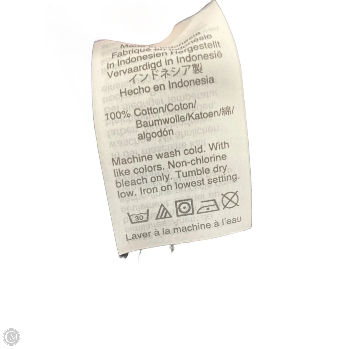 Top Short Sleeve By Madewell In Navy, Size: S