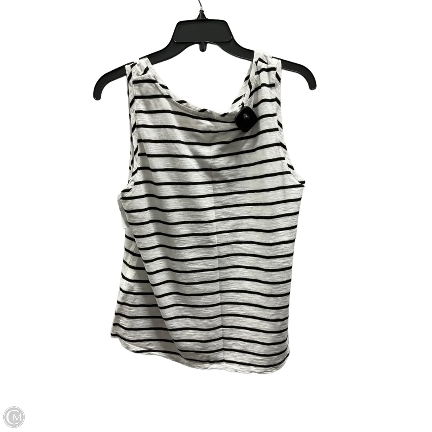 Top Sleeveless Basic By Chicos In Striped Pattern, Size: L