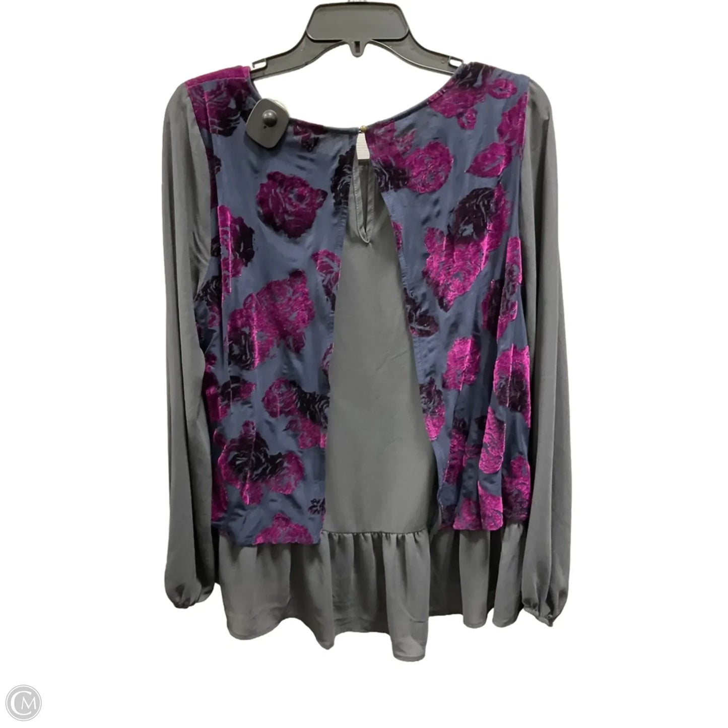 Top Long Sleeve By Entro In Purple, Size: S