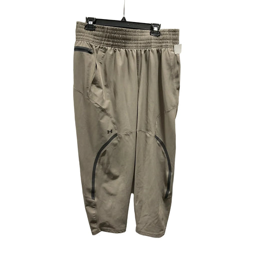 Athletic Pants By Under Armour In Tan, Size: L