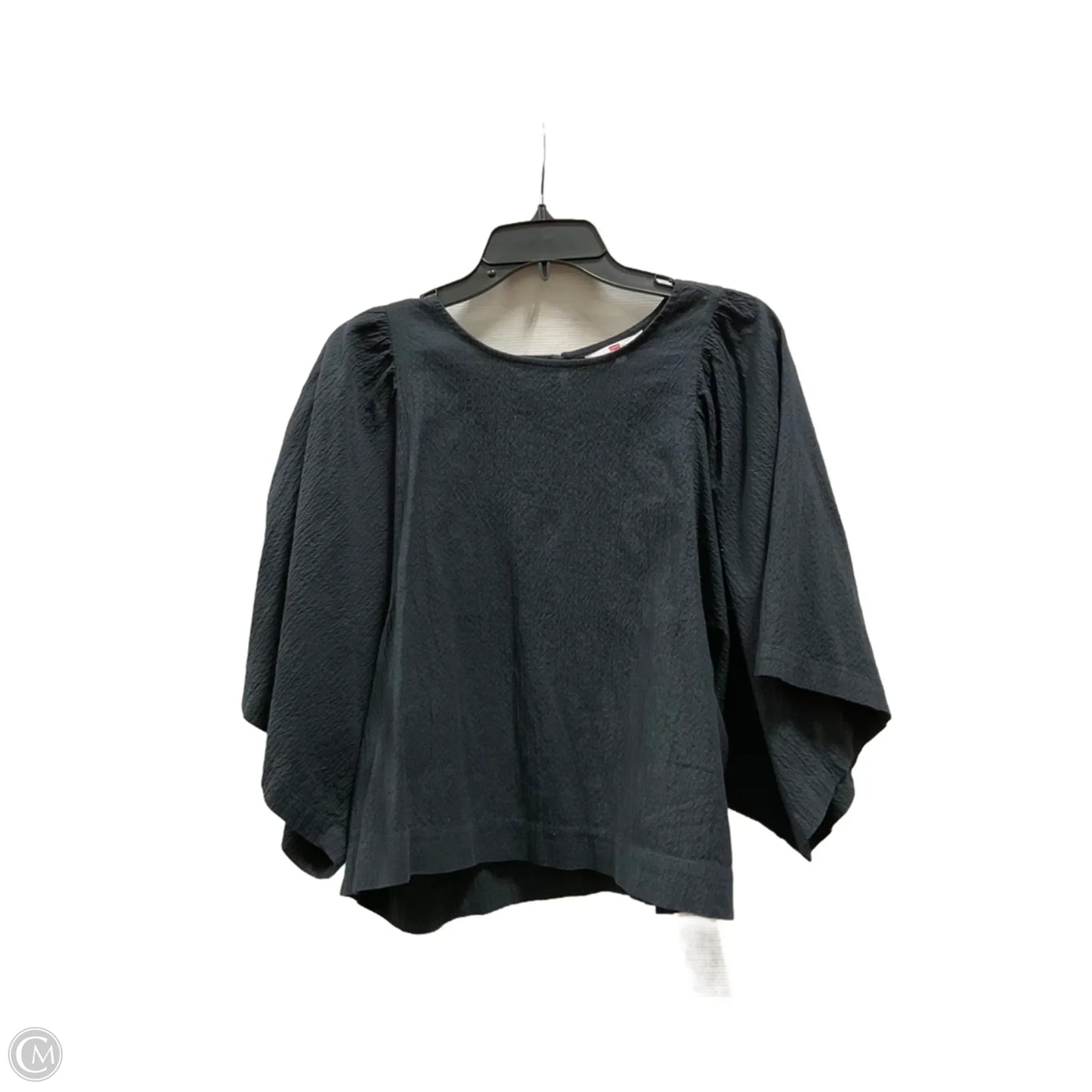 Top Short Sleeve By Levis In Black, Size: M