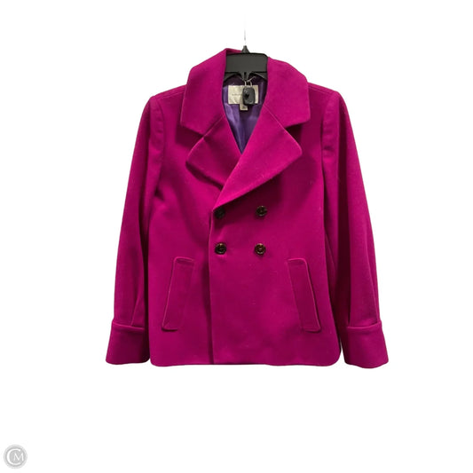 Coat Peacoat By Banana Republic In Pink, Size: M