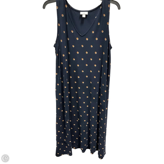 Dress Casual Midi By J. Jill In Polkadot Pattern, Size: M