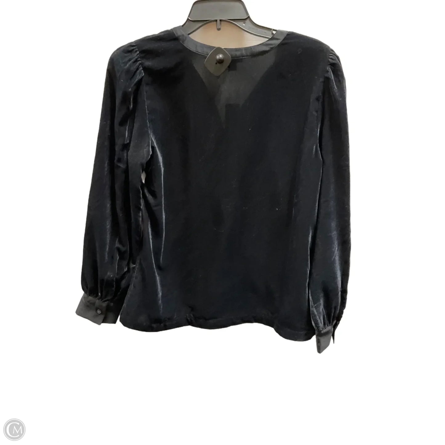 Top Long Sleeve By Ann Taylor In Black, Size: S