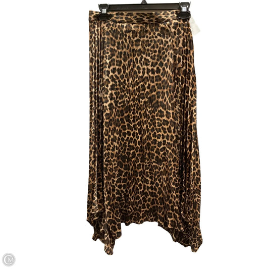 Skirt Midi By Zara In Animal Print, Size: S