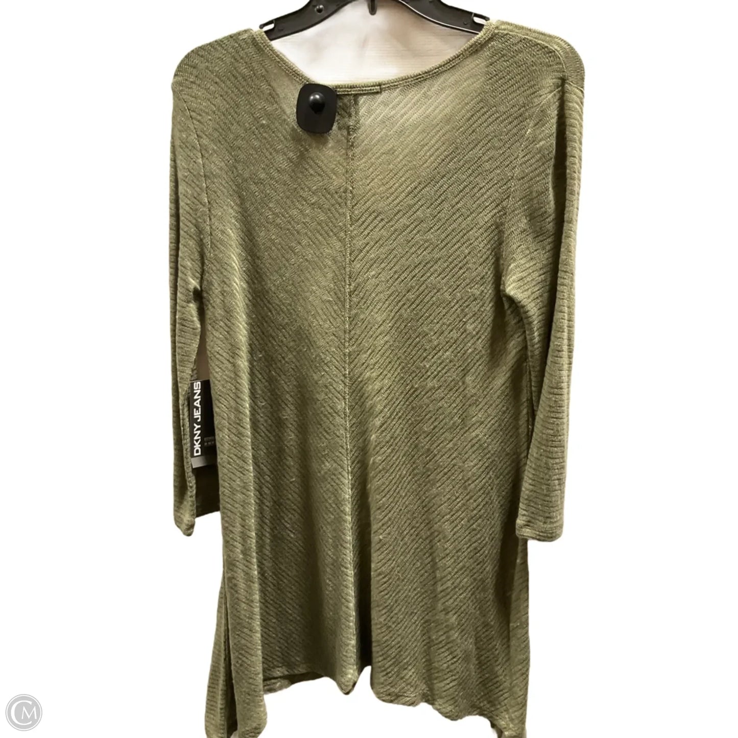 Top Long Sleeve Basic By Dkny In Green, Size: L