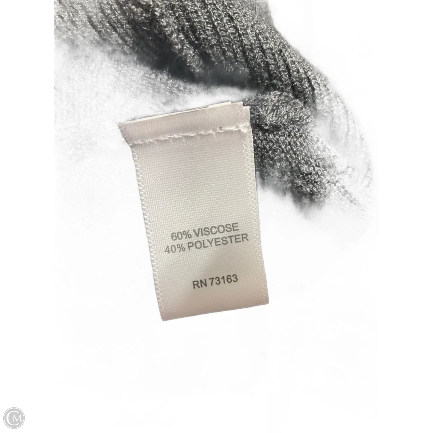 Top Long Sleeve Basic By Cable And Gauge In Grey, Size: L