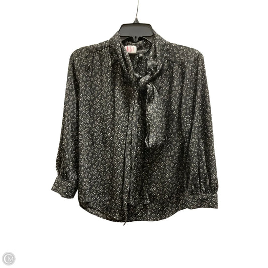 Top Long Sleeve By Banana Republic In Black, Size: Xs