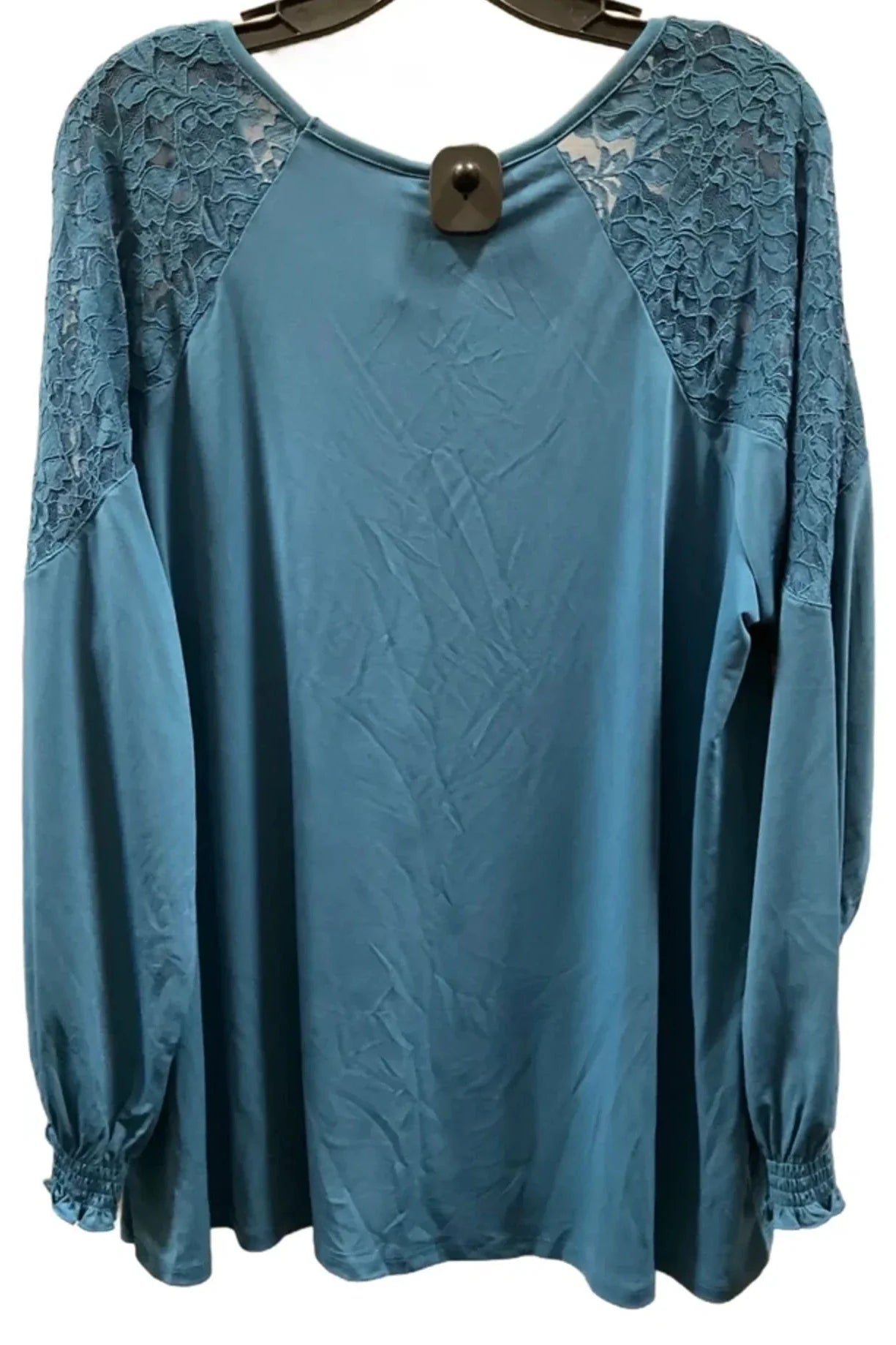 Top Long Sleeve By Torrid In Blue, Size: 2x