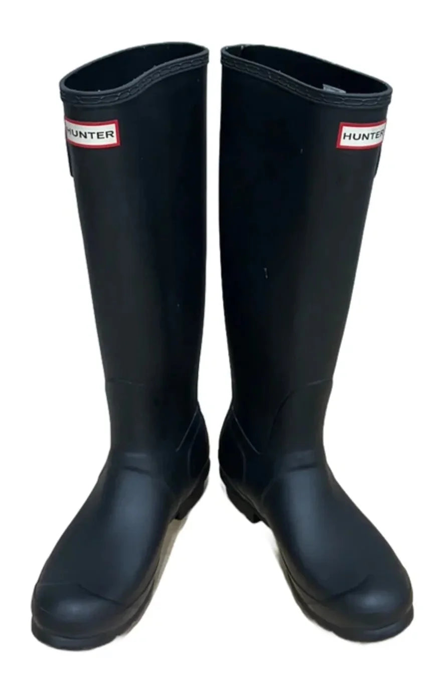 Boots Rain By Hunter In Black, Size: 10