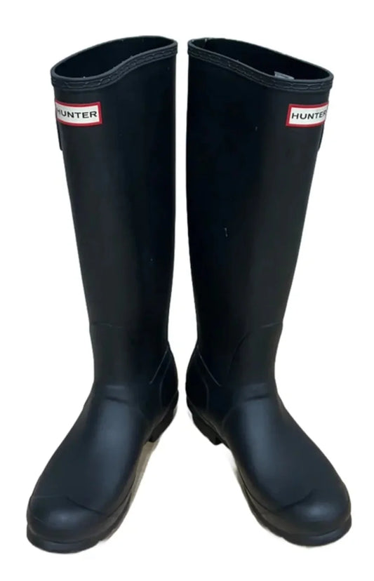 Boots Rain By Hunter In Black, Size: 10
