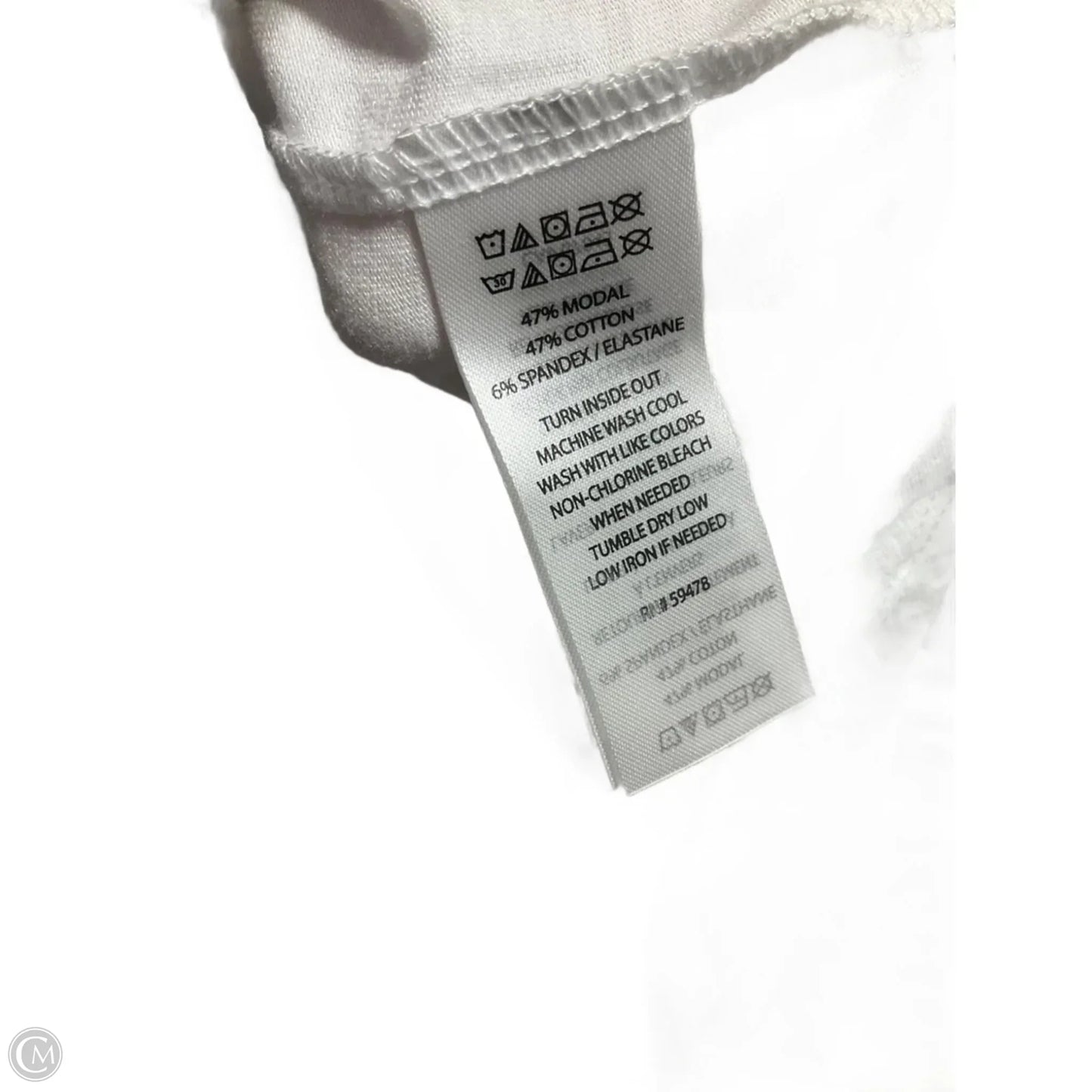 Top Short Sleeve Basic By Rachel Zoe In White, Size: M