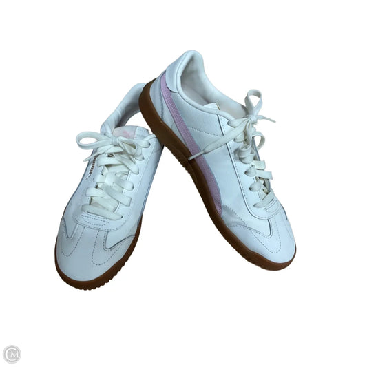 Shoes Athletic By Puma In Cream & Pink, Size: 9