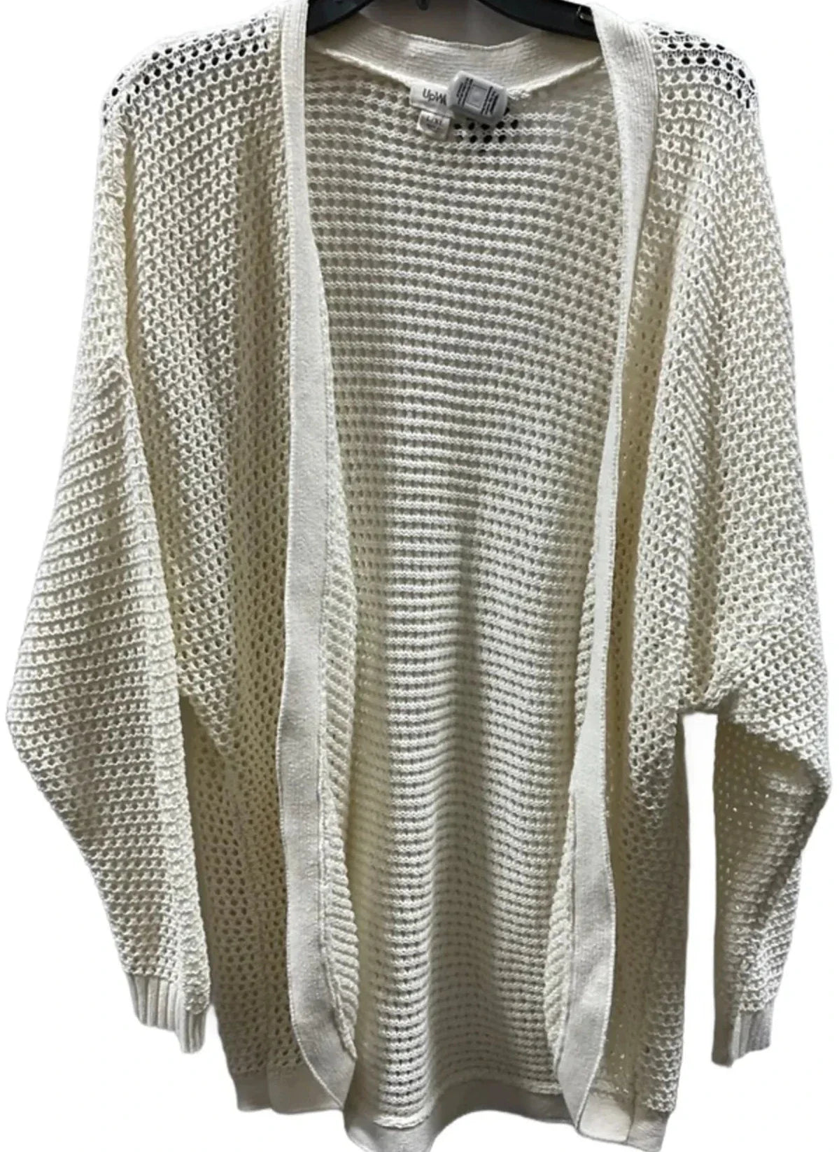Cardigan By Upwest In Cream, Size: L